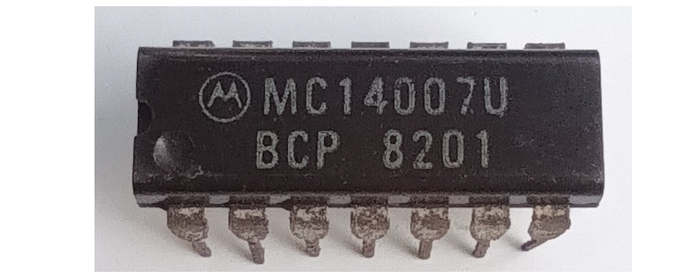 MC14007U Dual Complementary Pair Transistor IC – DIP-14 Package