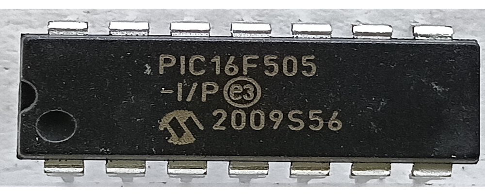 PIC16F505 Microcontroller IC –  8-Bit PIC MCU with 1.5KB Flash & 20-Pin DIP Package