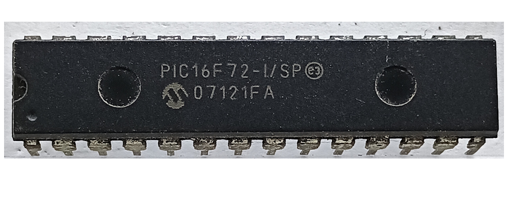 PIC16F72 Microcontroller IC –  8-Bit PIC MCU with 3.5KB Flash, ADC & Timers (DIP-28)