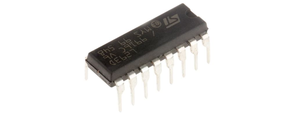 L293D Motor Driver IC – Dual H-Bridge Motor Controller | DIP-16 Package