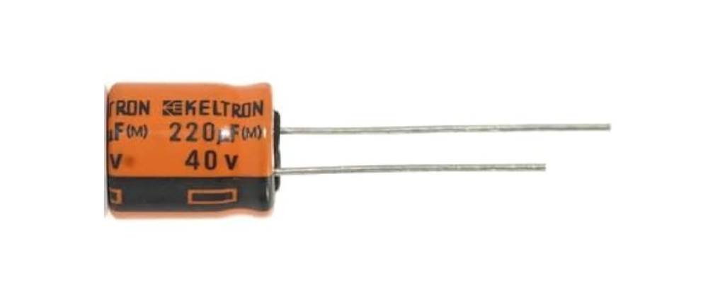 Through Hole Electrolytic Capacitor, 220µF, 40V, 10 x 12.5 mm