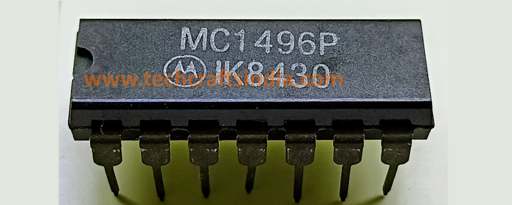 Motorola MC1496 / LM1496 Balanced Modulator-Demodulator IC – DIP-14 Package
