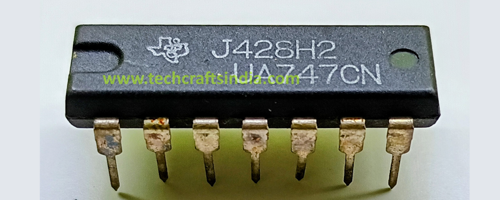 UA747CN – Dual General-Purpose Op-Amp IC