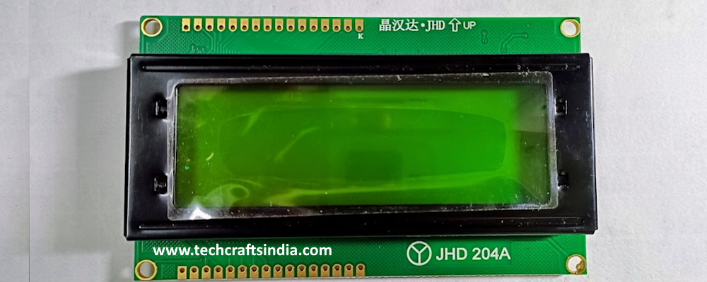 20x4 LCD Display Module – Alphanumeric Character Display