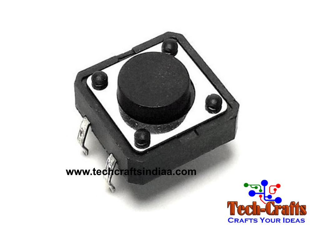 Tactile Push Button Switch 12×12×5mm 4-Pin